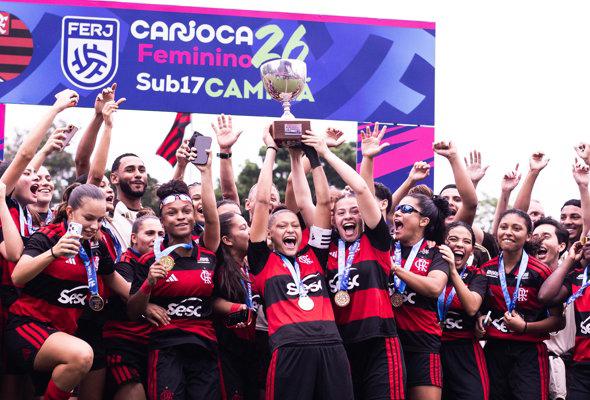 Flamengo conquista o Campeonato Carioca Feminino Sub-17 