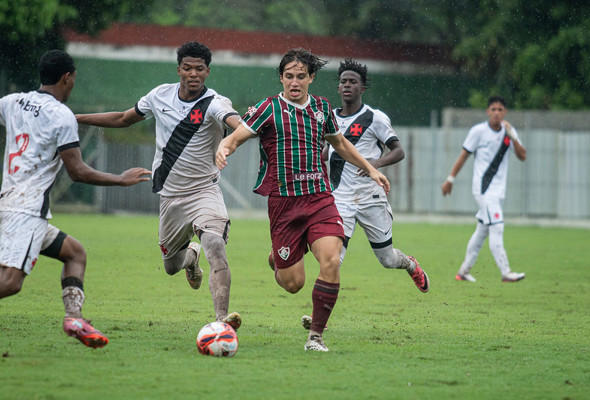 Tudo igual entre Flu e Vasco na Taça Guanabara Sub-20 