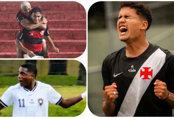 Vasco, Bota e Fla completam rodada perfeita no Brasileiro Sub-20