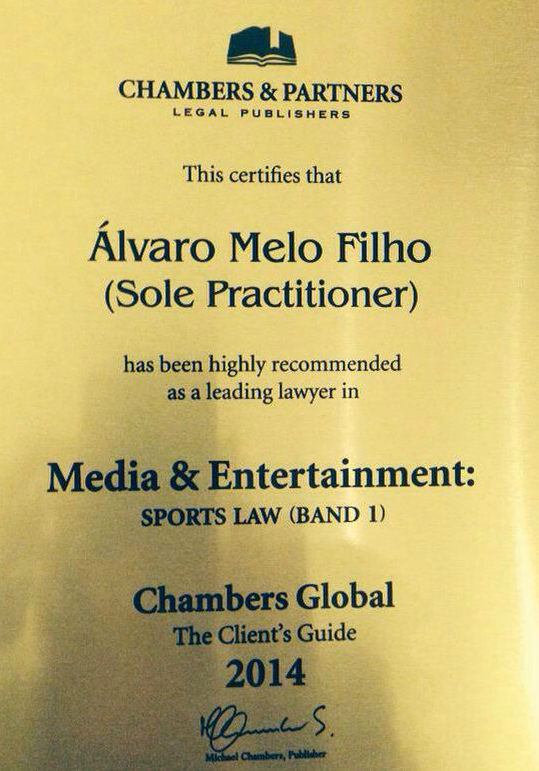 Prof. Álvaro Melo Filho homenageado em Londres