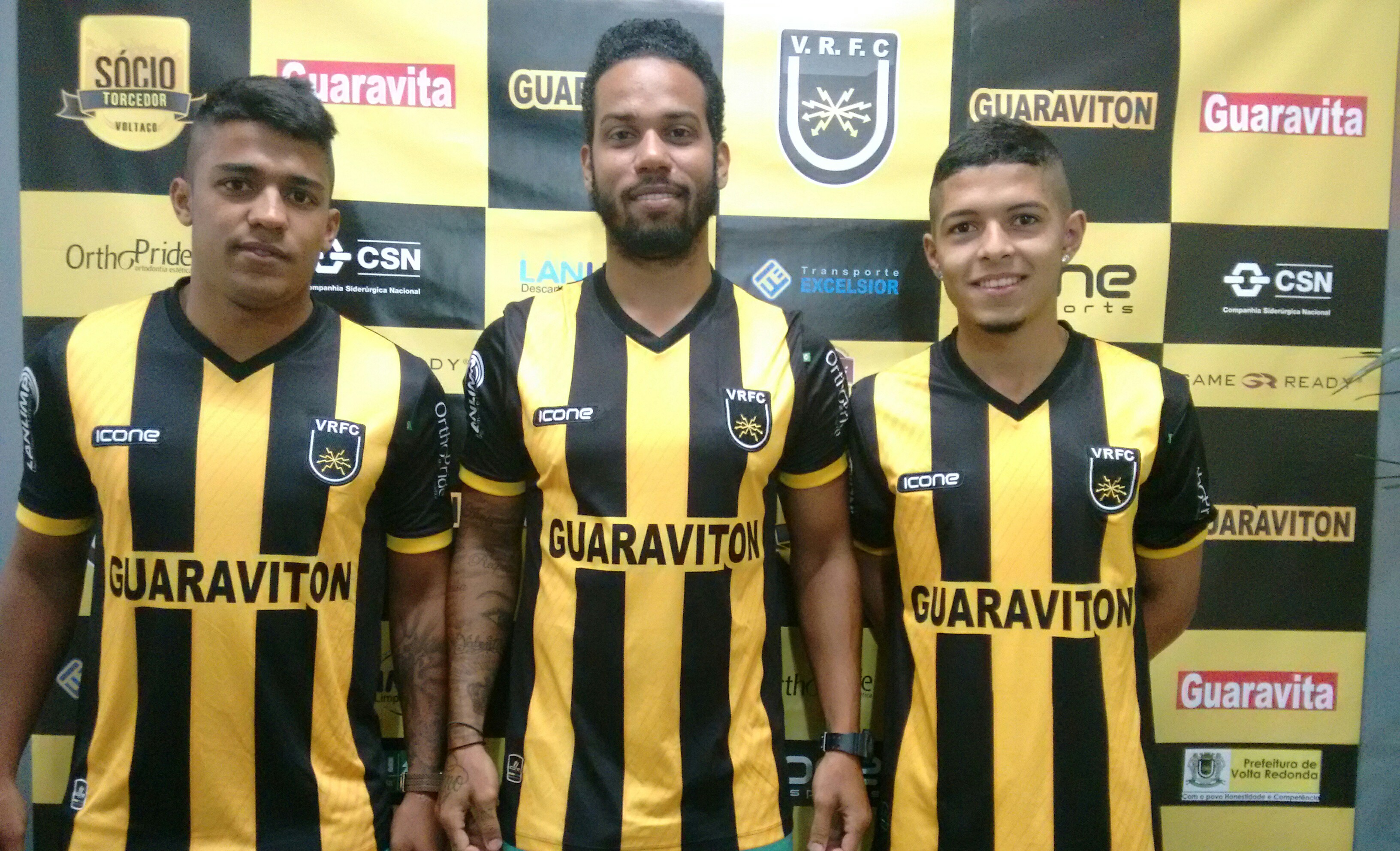 Volta Redonda apresenta três reforços para sequencia da Copa Rio