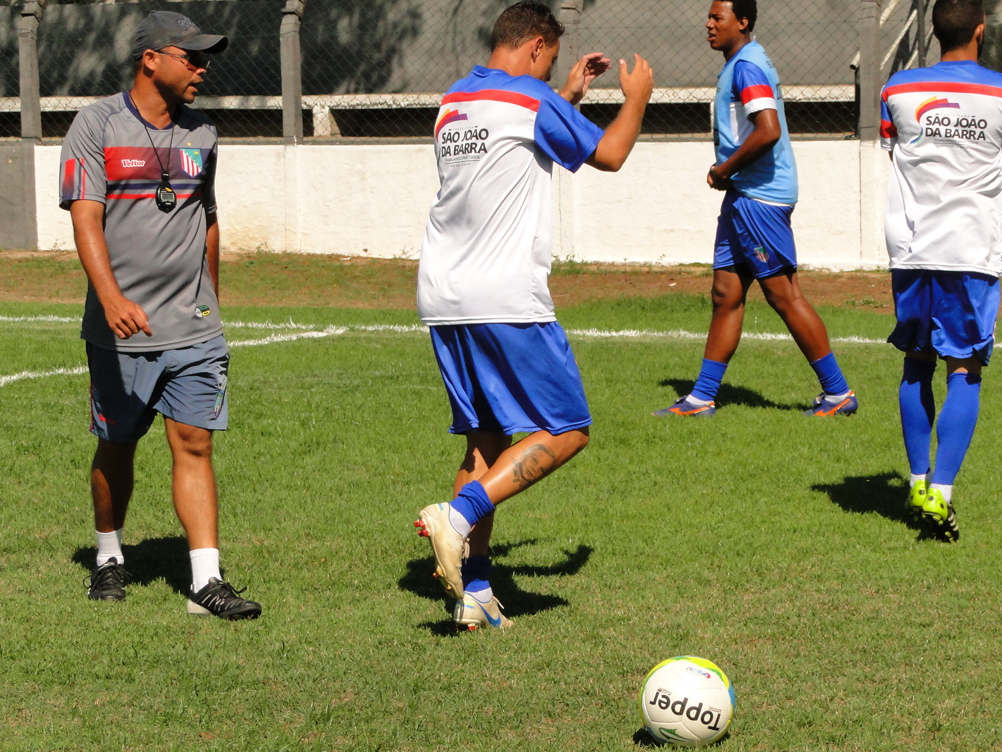 São João da Barra faz trabalhos físicos e tem novo amistoso no sábado