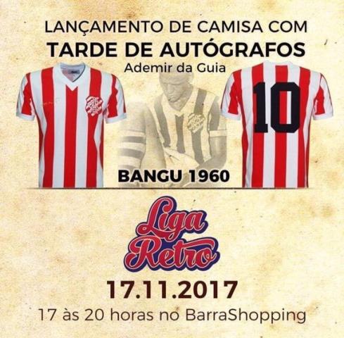 Bangu lança camisa em homenagem ao ídolo Ademir da Guia