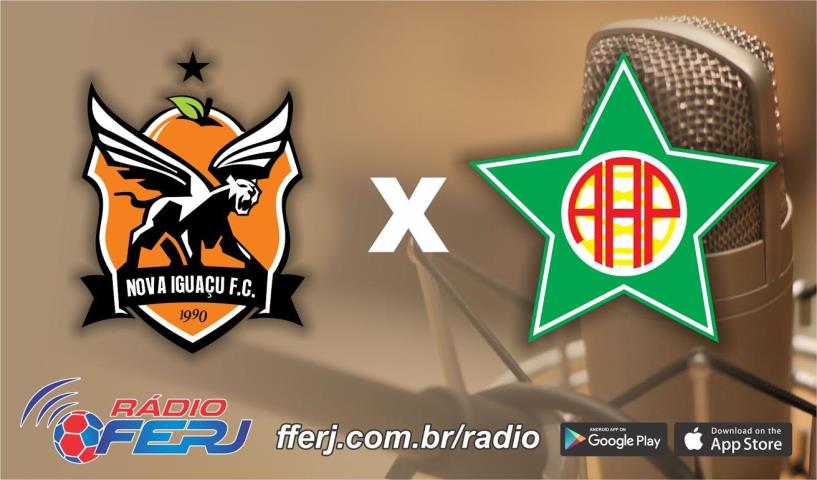 Rádio FERJ transmite Nova Iguaçu x Portuguesa