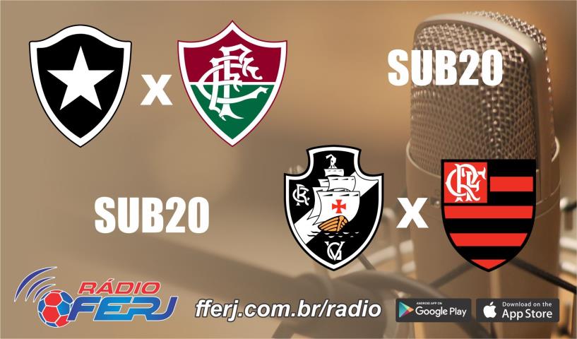 Rádio FERJ transmite as semifinais da Taça Guanabara Sub-20