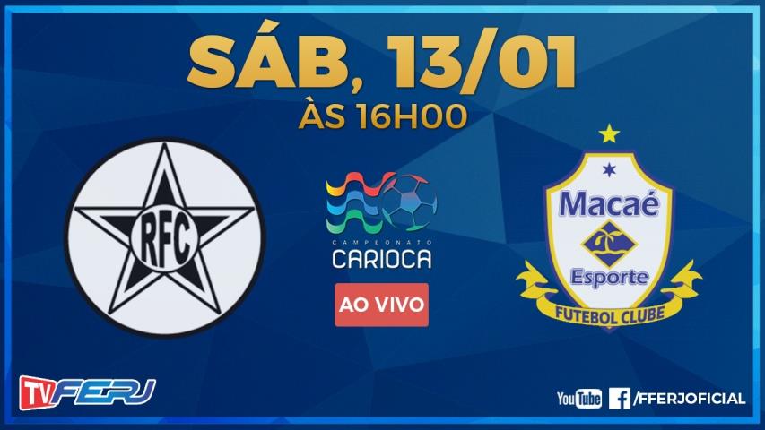 TV FERJ ao vivo: Resende x Macaé, direto do Estádio do Trabalhador