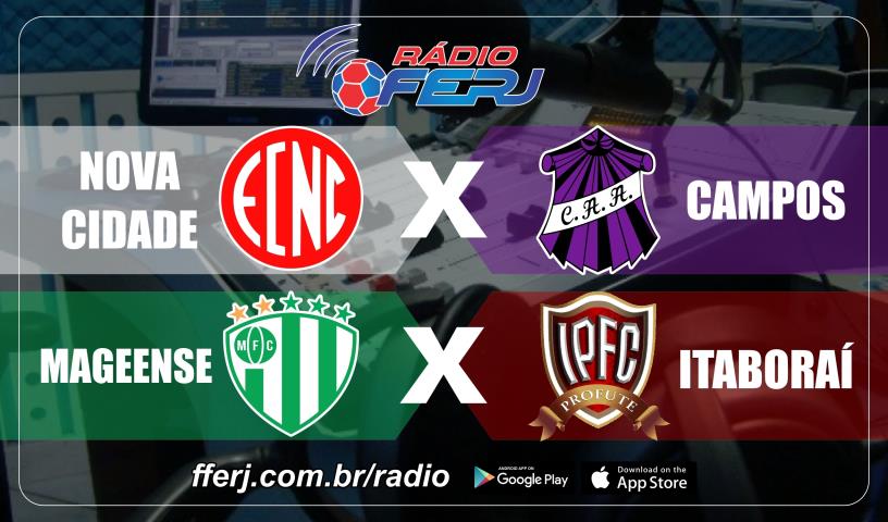 Rodada dupla é na Rádio FERJ