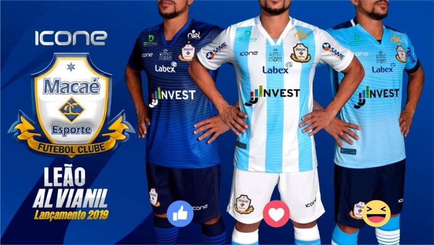 Macaé divulga os uniformes para o Carioca