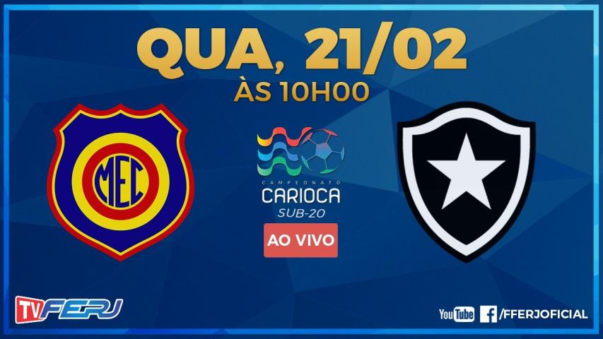Sub-20: TV FERJ transmite Madureira x Botafogo