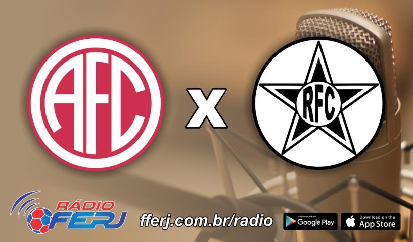 Rádio FERJ transmite America x Resende