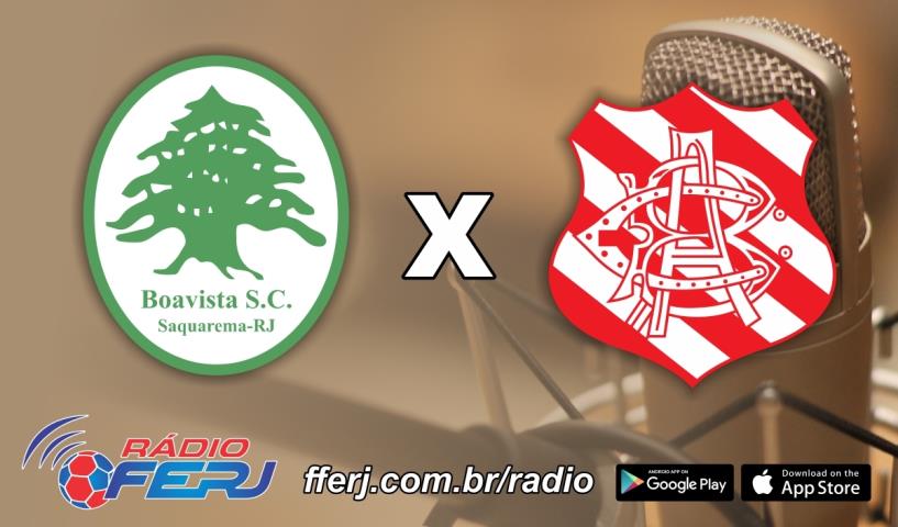 Rádio FERJ transmite Boavista x Bangu
