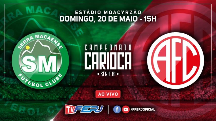 TV FERJ transmite Serra Macaense x America, pela Série B1 Estadual