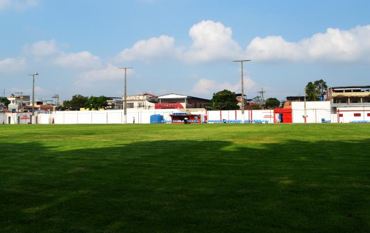 Estádio Joaquim Flores tem novo gramado