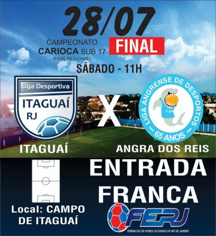 Final da Liga Sub-17 Regional da Costa Verde será neste sábado (28/07)