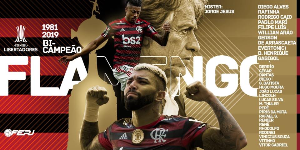 Flamengo é bi! Parabéns!!!