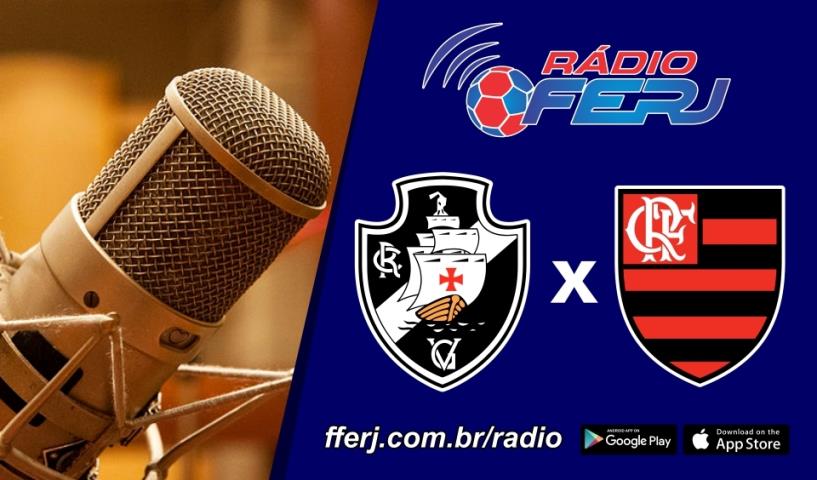 Rádio FERJ no 1º jogo da final do Carioca