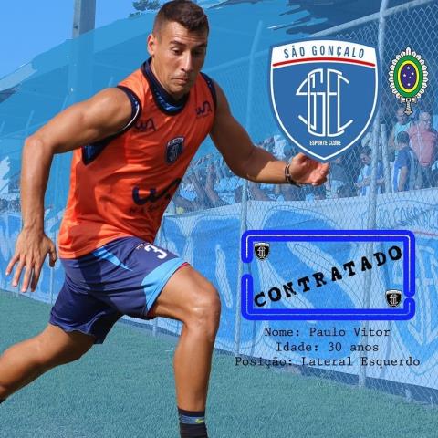 São Gonçalo EC anuncia mais um reforço para a Série B1