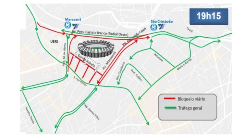 Esquema Especial de Trânsito para Fla x Inter