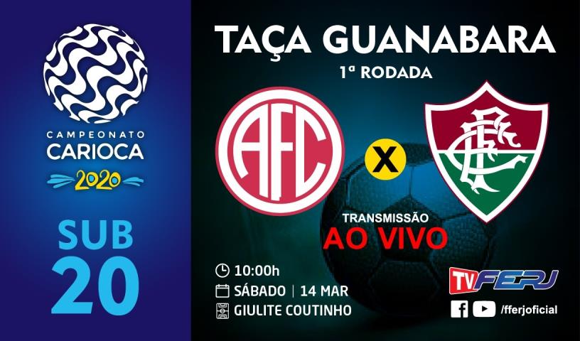 TV FERJ na abertura do Carioca Sub-20