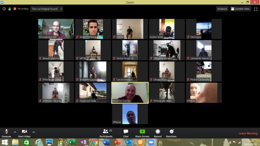 Lusa volta aos treinos de forma virtual