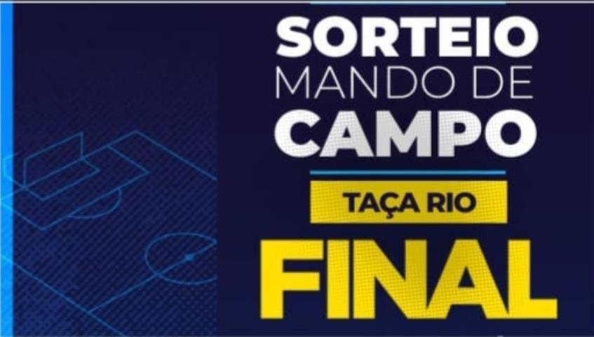 Sorteio do Mando da final da Taça Rio será nesta segunda-feira (06/07)