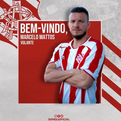 Bangu anuncia volante Marcelo Mattos