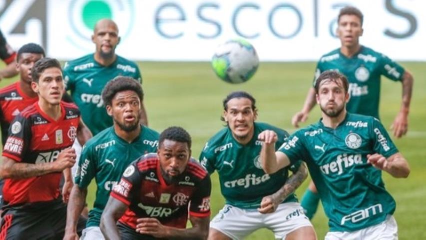 Garotada do Fla joga bem e empata com Palmeiras