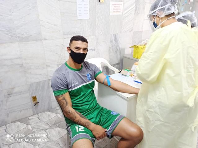 Olaria realiza exames de Covid-19 nos atletas e comissão técnica