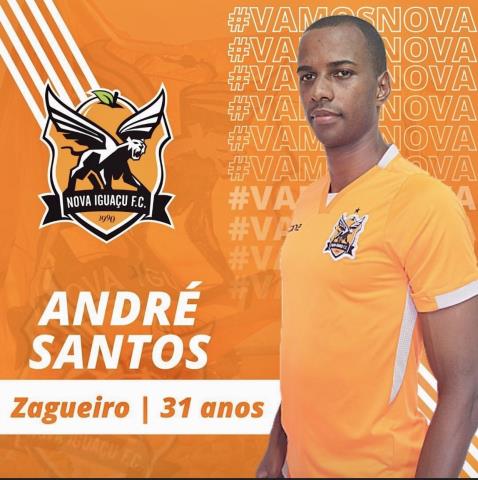 Nova Iguaçu anuncia zagueiro André Santos