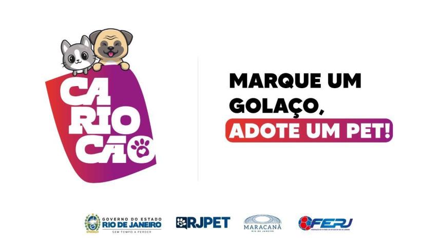 CarioCão entra em campo na final do Carioca