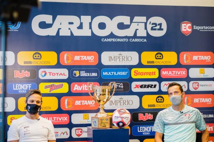 Nenê e Diego Ribas apresentam a final do Carioca