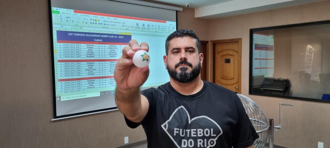 Sorteada a tabela do Torneio Guilherme Embry