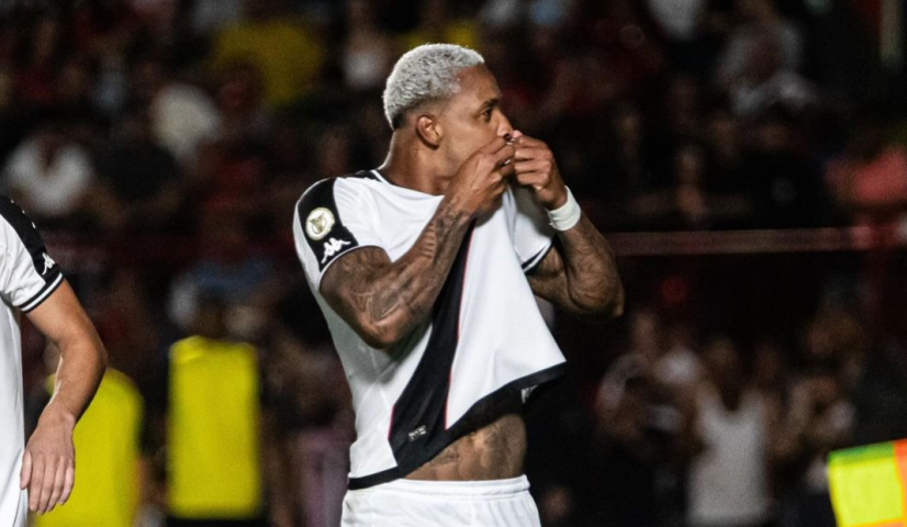 David marca e Vasco vence a 4ª seguida no Brasileirão