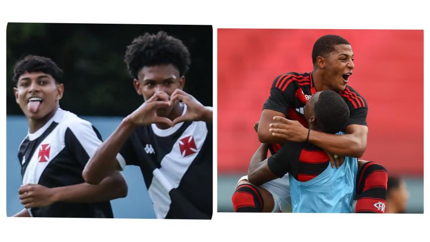 Vasco e Flamengo estão nas semifinais da Copa do Brasil Sub-17