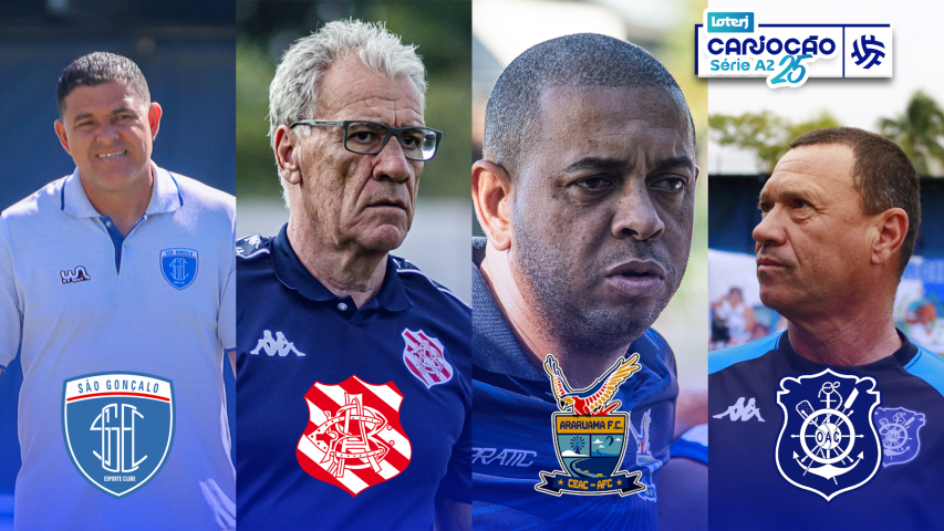 Cariocão Série A2 LOTERJ: o que dizem os técnicos semifinalistas?
