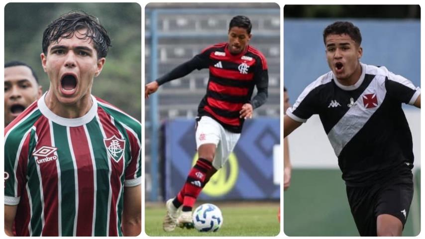 Fla, Flu e Vasco avançam para as quartas do BR Sub-17