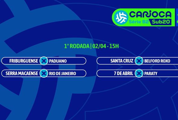 Série B2 Estadual Sub-20: Definida a tabela da competição
