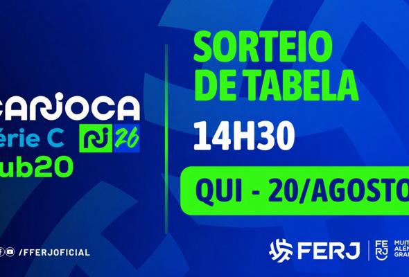 Sorteio de tabela da Série C Sub-20