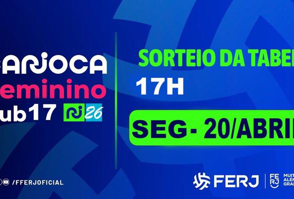 Sorteio de tabela da Copa Rio Feminina Sub-17
