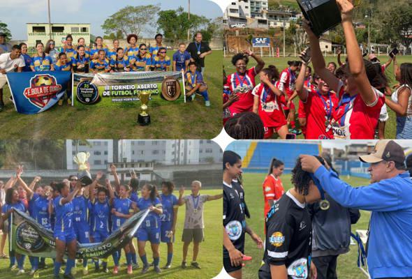 Bom Jardim, Teresópolis e Bola de Ouro faturam os títulos de suas regiões no Torneio Aberto Feminino