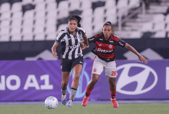Alvinegras e Rubro-Negras empatam pelo Brasileiro Feminino