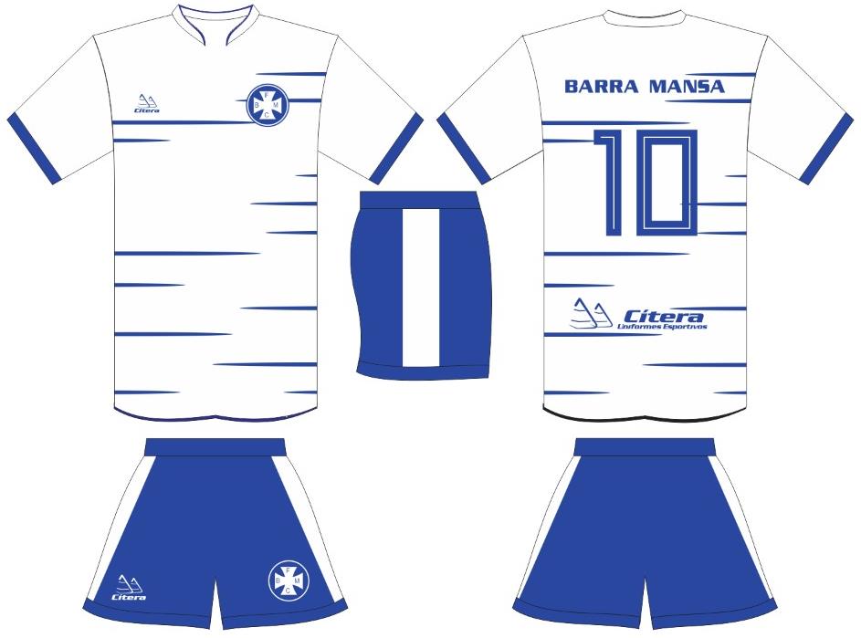 Uniforme 1 do Barra Mansa F.C