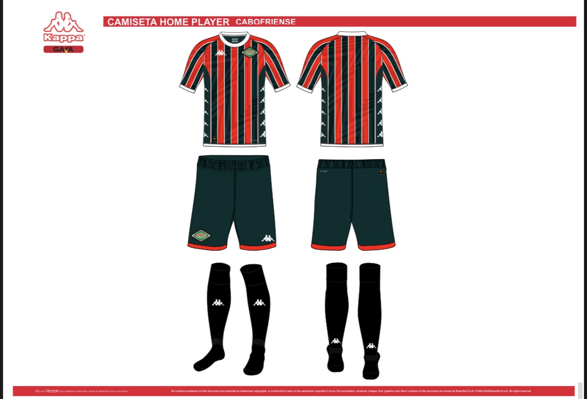 Uniforme 1 do A.D Cabofriense