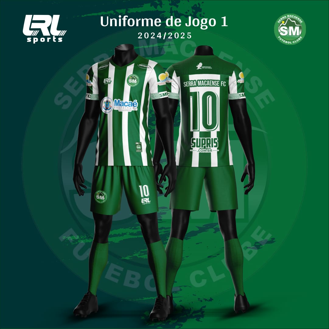 Uniforme 1 do Serra Macaense Fc