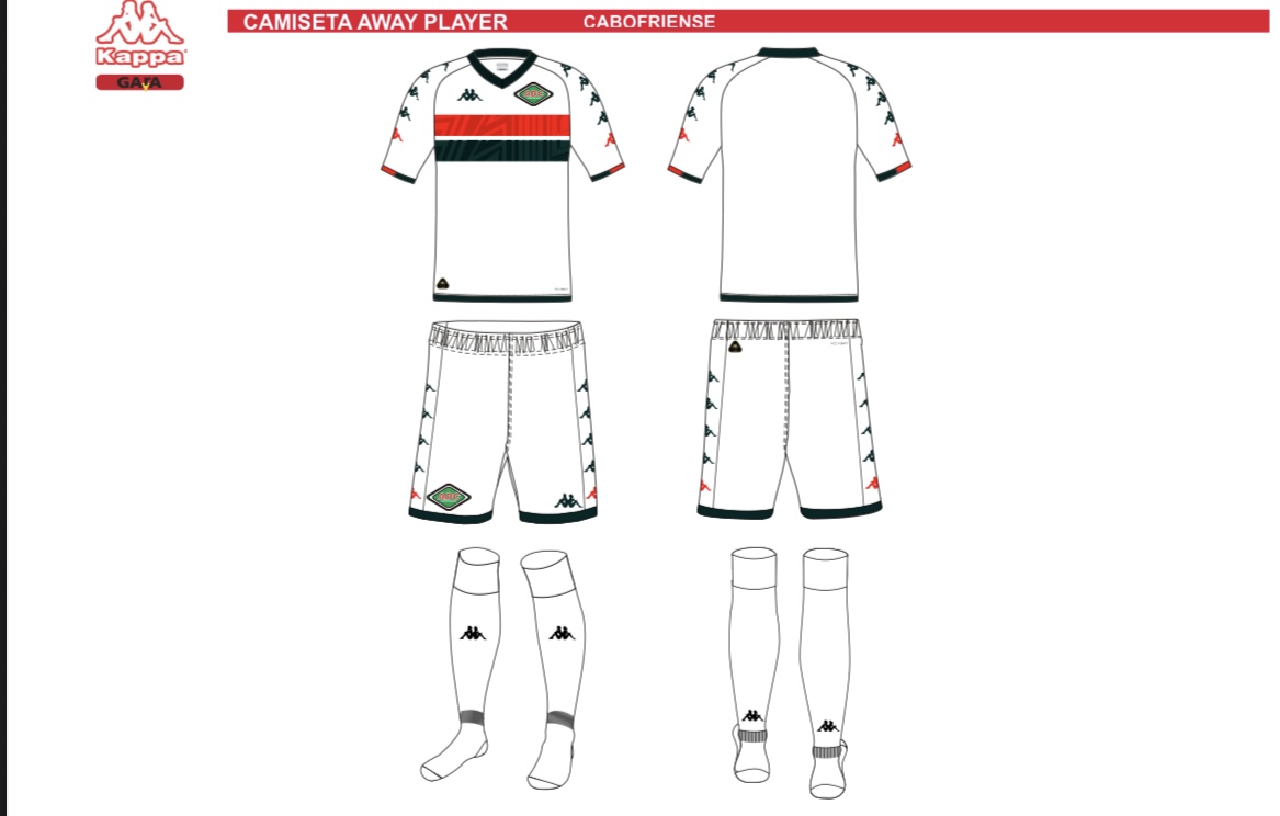 Uniforme 2 do A.D Cabofriense