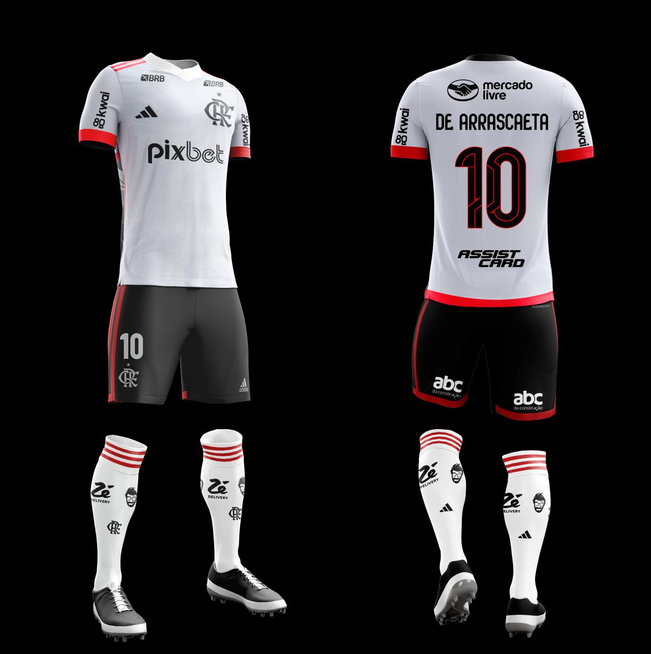 Uniforme 2 do C.R Flamengo