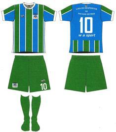 Uniforme 1 do Liga de Desportos de Rio das Ostras