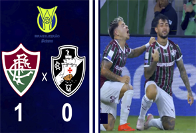 BRASILEIRO SÉRIE A 2026 - 26ª RODADA - FLUMINENSE 1X0 VASCO