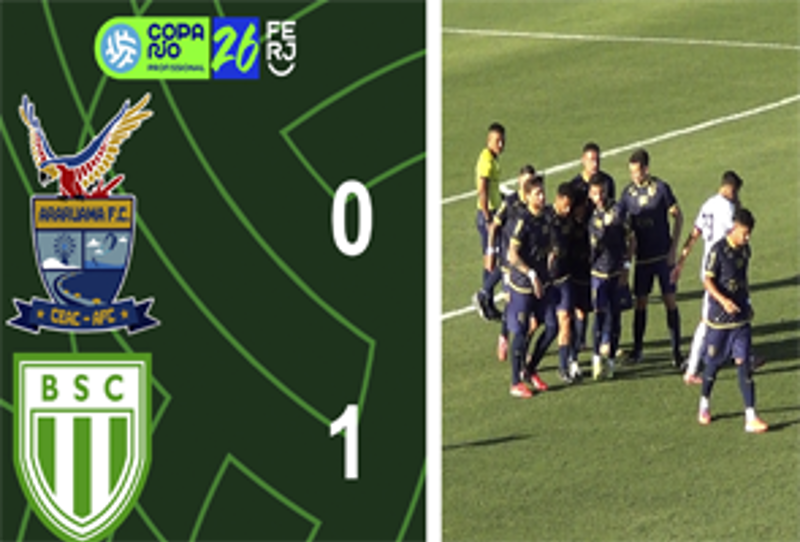 COPA RIO PROFISSIONAL - 2ª FASE - JOGO DE IDA - ARARUAMA 0X1 BOAVISTA