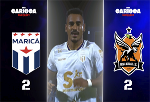 CARIOCA SUPERBET 2026 - GRUPO X-  JOGO DE VOLTA - MARICÁ 2x2 NOVA IGUAÇU
